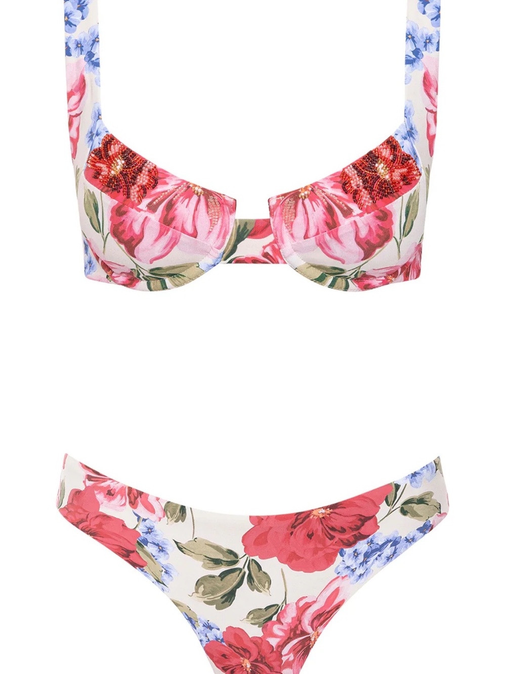 Laguna Bikini Romantic Floral Set NWT